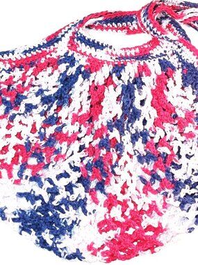 Handmade Crochet Mesh Market Bag
